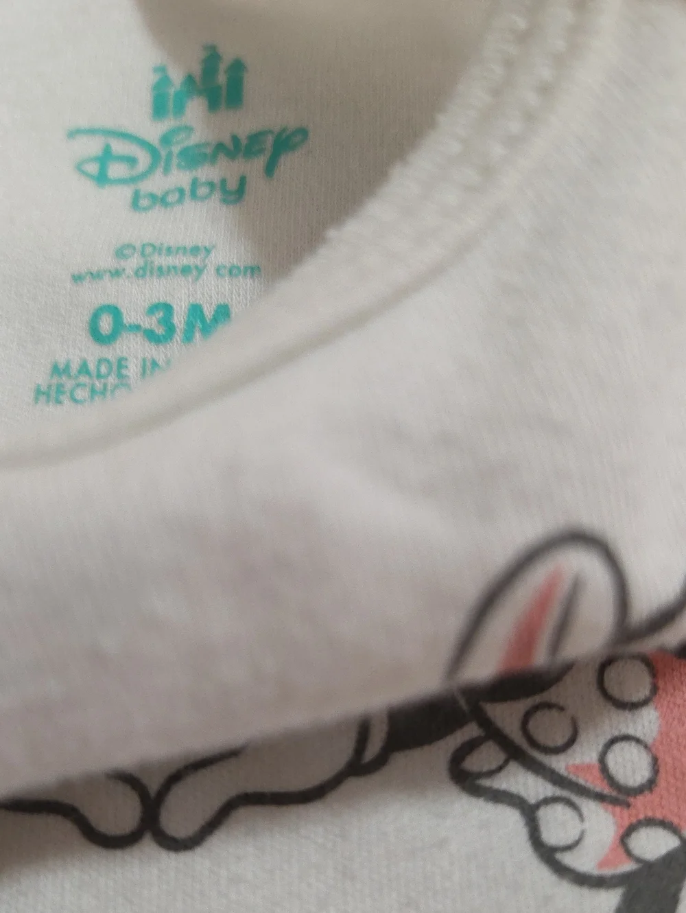 DISNEY BABY MICKEY AND MINNIE MOUSE ONESIE